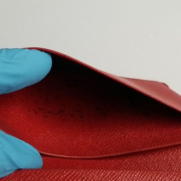Louis Vuitton Red Epi Porte Monnaie Tresor Wallet - Picture 8 of 16